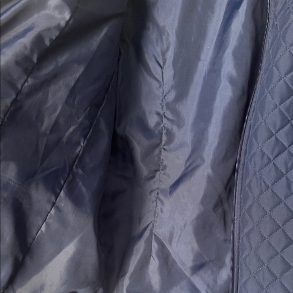 Kim Roqers Dark Blue Quilted Jacket Size Large - Picture 7 of 13